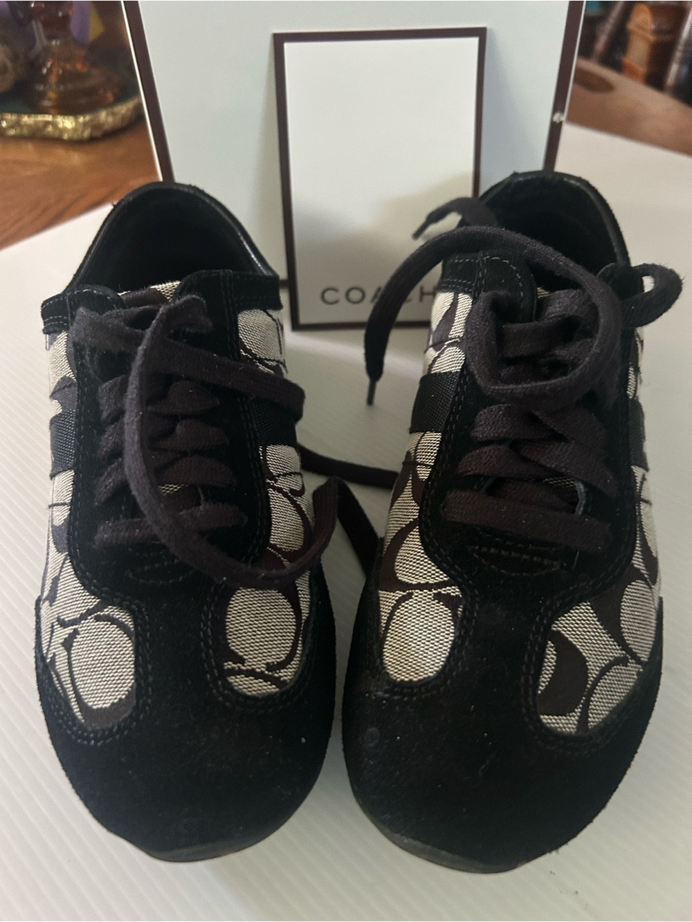 Vintage COACH Signature Low-Top Sneakers